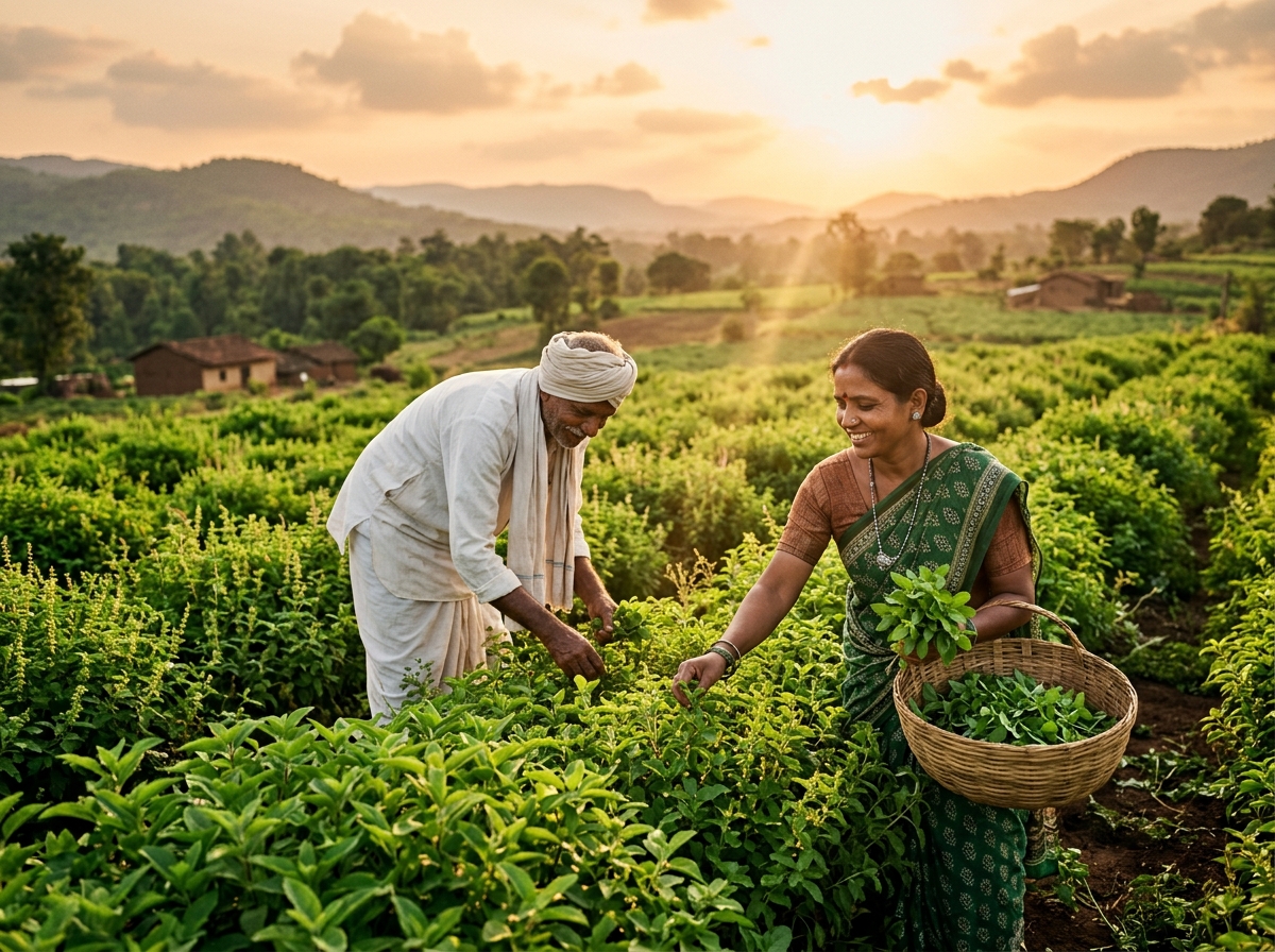 Farmers in Field